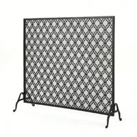 Elegant Fire Screen With Decorative Design For Home Safety And Style