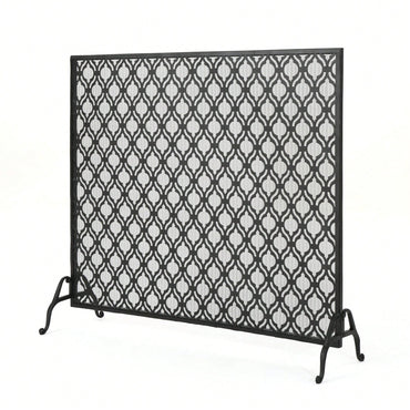 Elegant Fire Screen With Decorative Design For Home Safety And Style