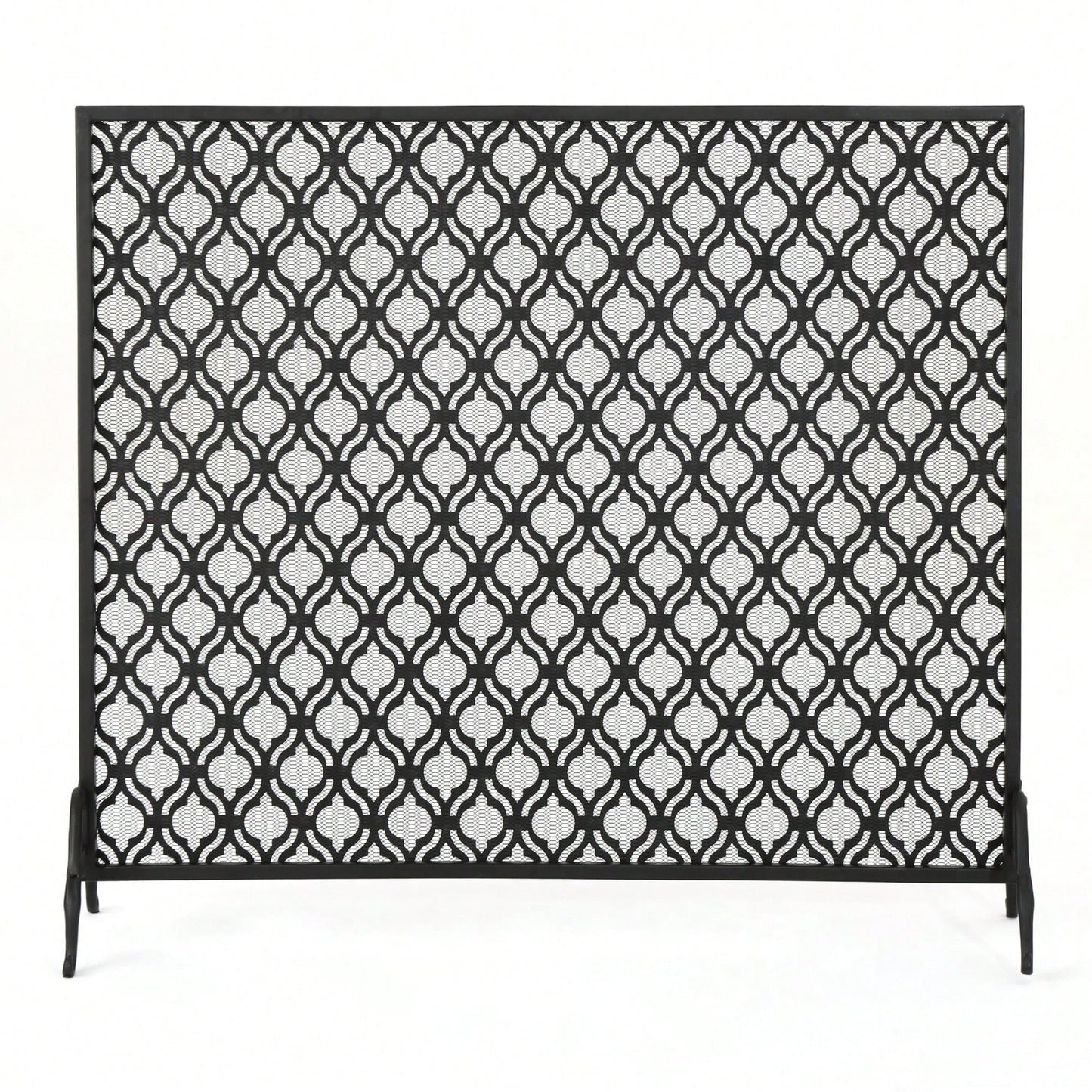 Elegant Fire Screen With Decorative Design For Home Safety And Style