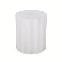 Lightweight Outdoor Concrete Side Table For Patio And Garden Use