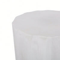 Lightweight Outdoor Concrete Side Table For Patio And Garden Use