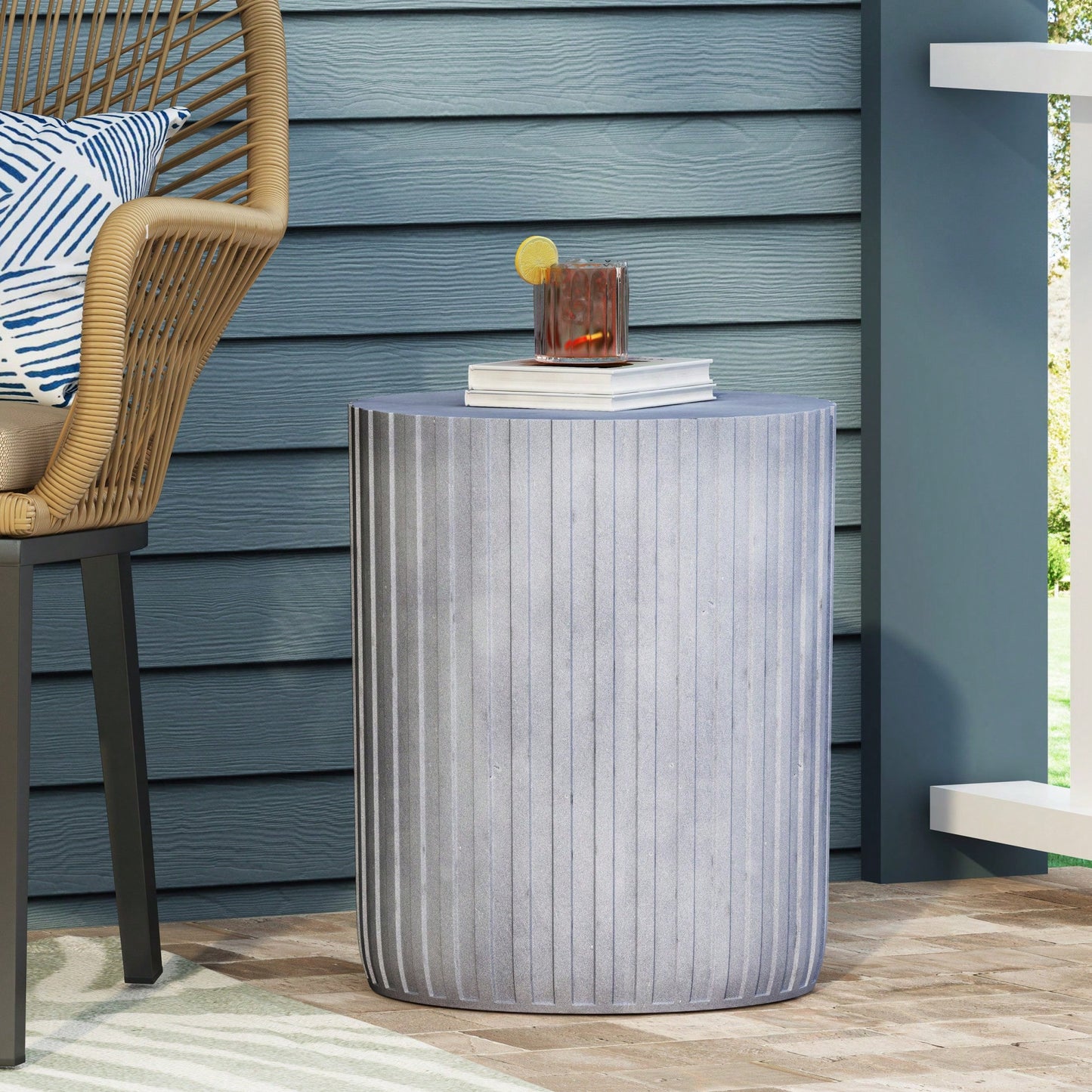 Sleek Lightweight Concrete Side Table