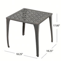 Elegant 18 Inch Round Side Table For Living Room Or Bedroom Decor