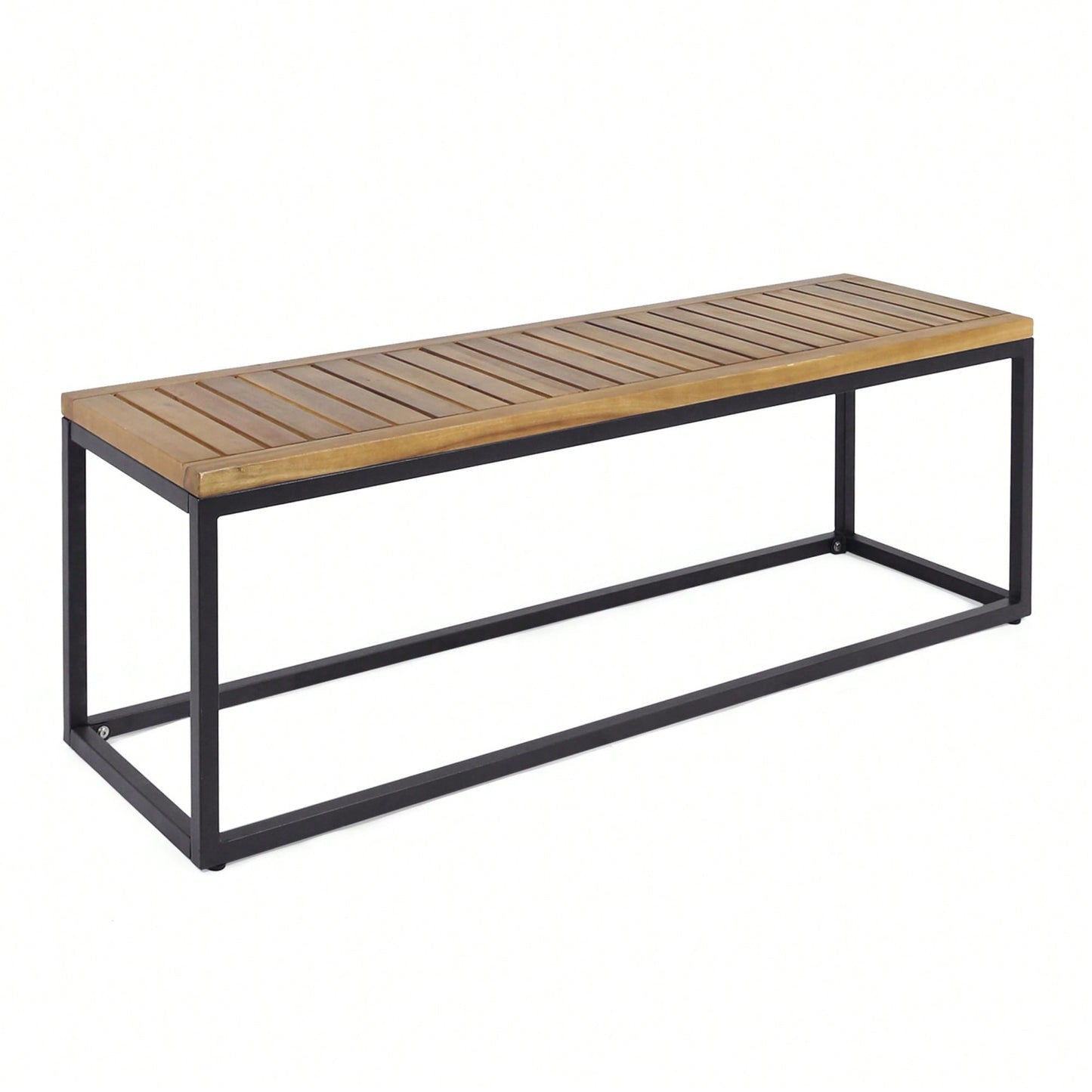 Heavy-Duty Wood And Metal Workbench For Industrial Use With Adjustable Height And Storage Solutions
