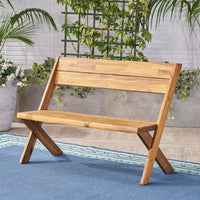 Stylish And Durable Outdoor Bench For Garden And Patio Seating