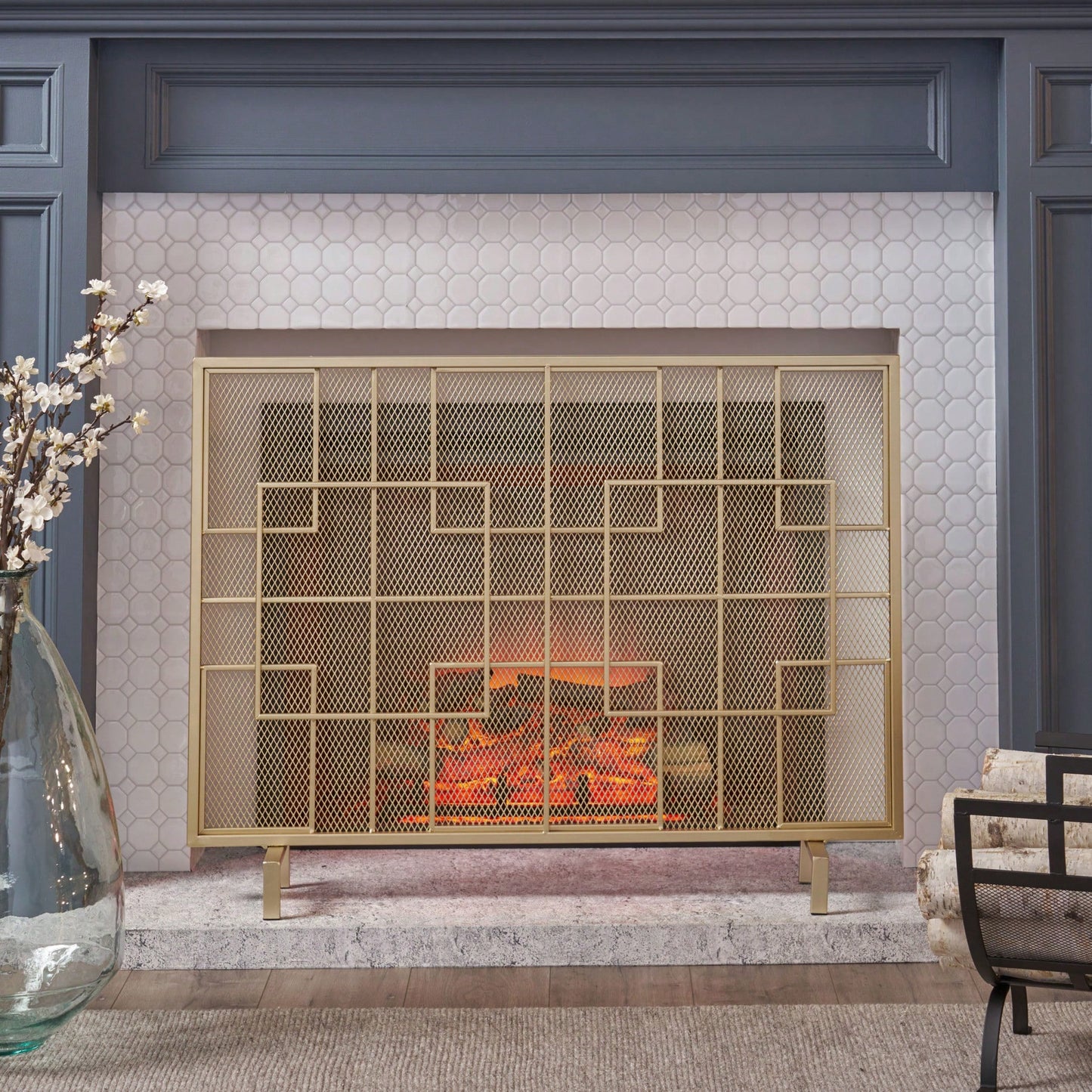 Versatile Fire Screen For Home Safety And Aesthetic Appeal