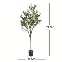 180CM Realistic Artificial Olive Tree For Home And Office Decor