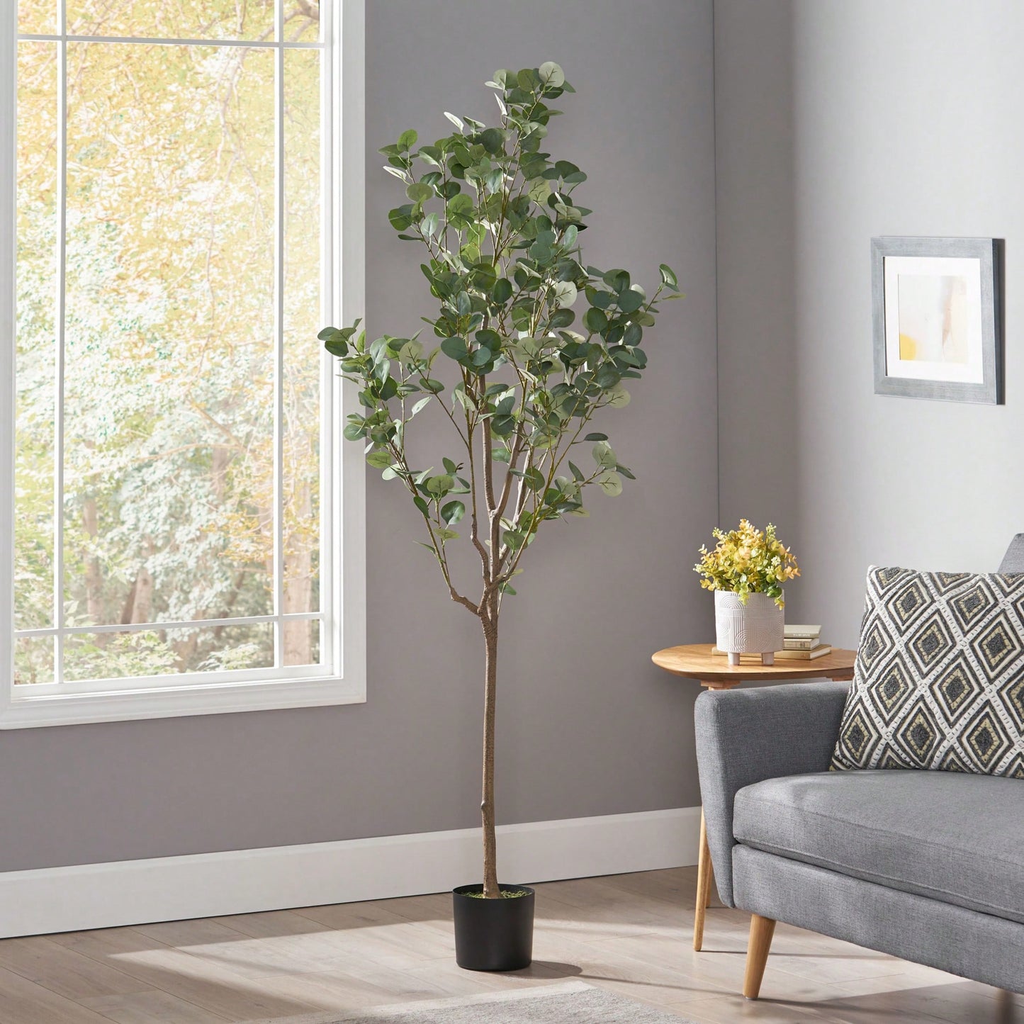 180CM Lifelike Artificial Eucalyptus Tree For Home Decor And Office Aesthetic