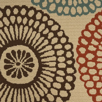 5'3" X 7'6" Decorative Area Rug For Living Room And Bedroom, Stylish And Durable Floor Covering