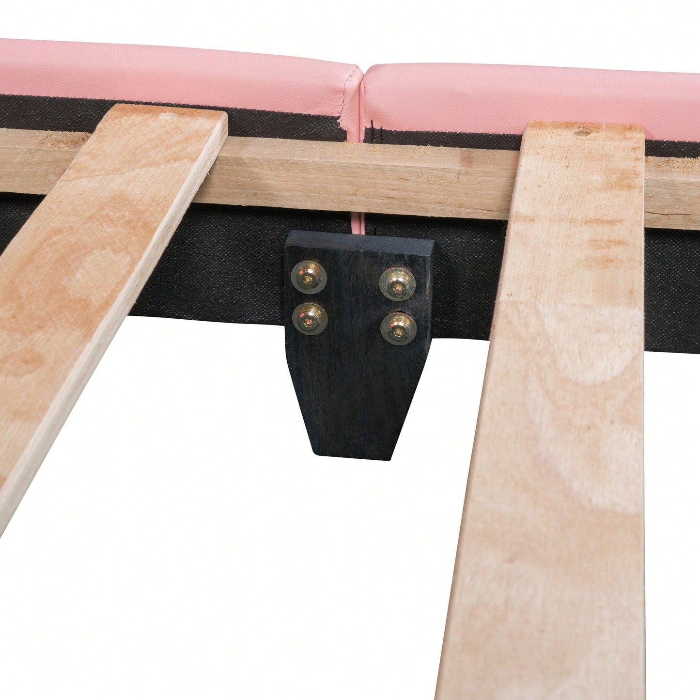 Elegant White Upholstered Leather Platform Bed With Rabbit Accent