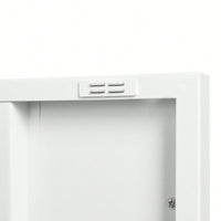 Versatile 2-Door Steel Storage Cabinet For Living Rooms Kitchens Bedrooms Garage And Office With 2 Movable Partitions