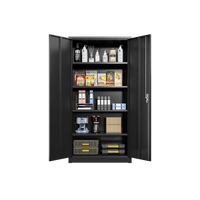 Heavy-Duty Steel Storage Cabinet For Secure Organization And Easy Access