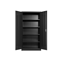 Heavy-Duty Steel Storage Cabinet For Secure Organization And Easy Access