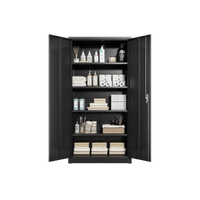 Heavy-Duty Steel Storage Cabinet For Secure Organization And Easy Access