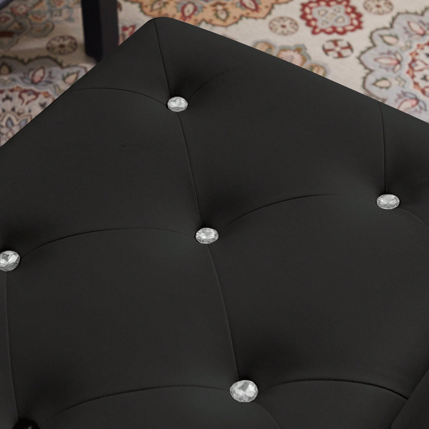 Stylish Flip Top Storage Bench With Padded Seat For Entryway Living Room Bedroom - Supports 250 Lb, Safety Hinge Design