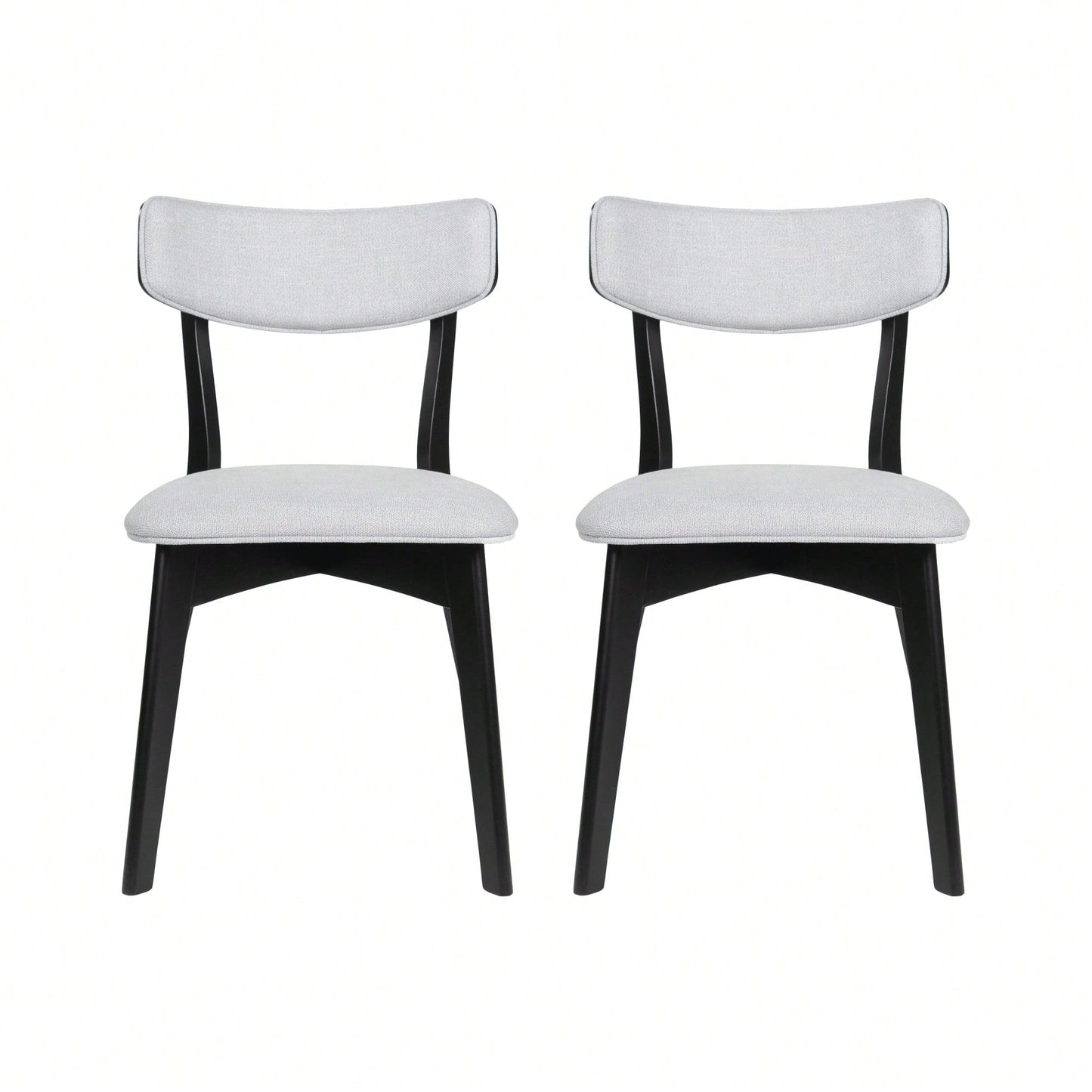 Elegant Dining Chair Set Of 2 Stylish Upholstered Seating For Kitchen And Dining Room