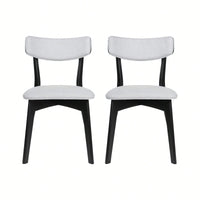 Elegant Dining Chair Set Of 2 Stylish Upholstered Seating For Kitchen And Dining Room