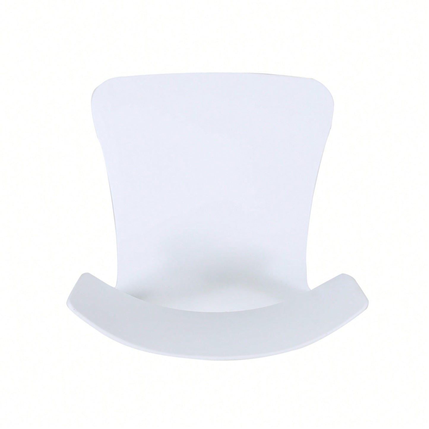 Set Of 2 Stylish Plastic Dining Chairs For Modern Home Decor