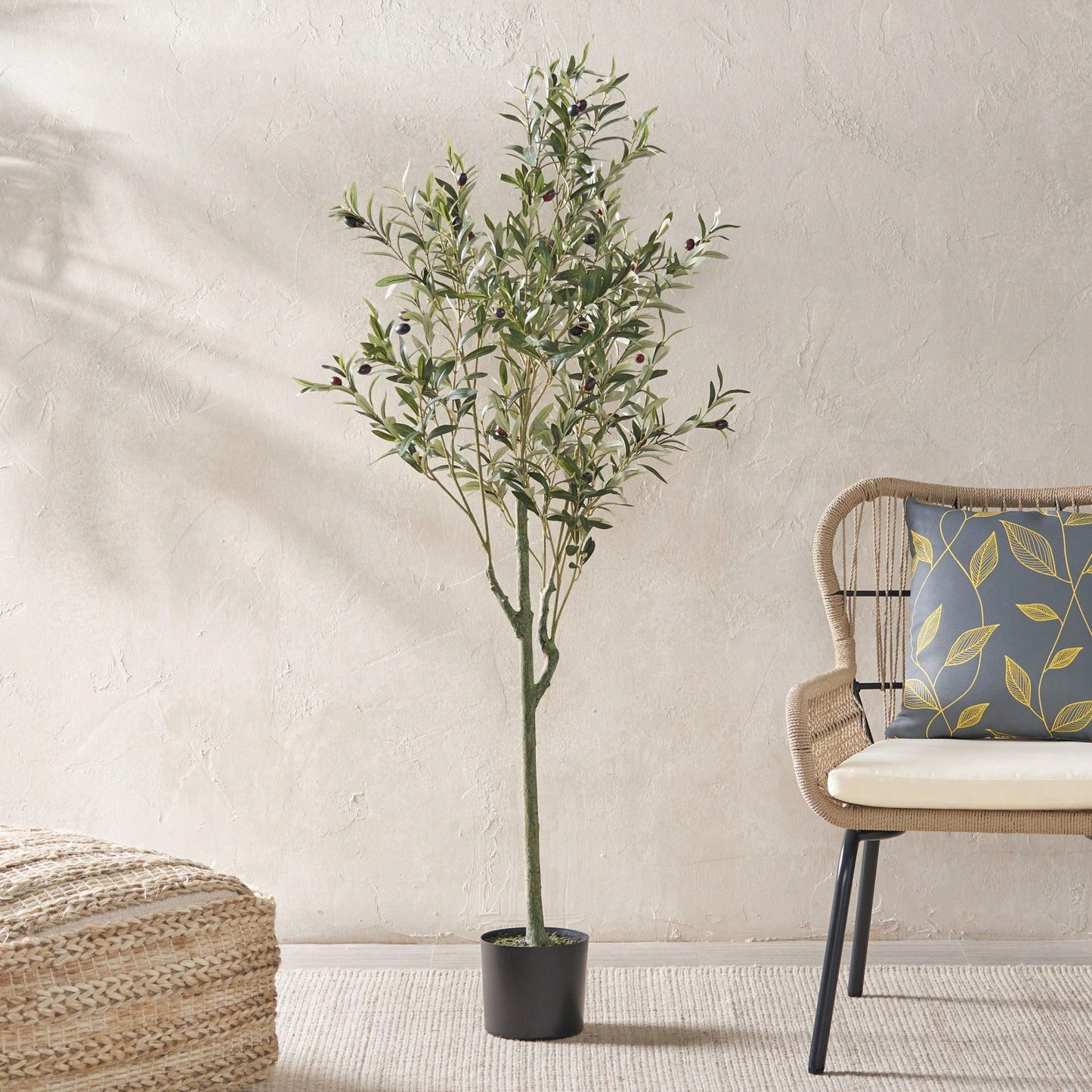 150CM Lifelike Artificial Olive Tree For Home And Office Decor