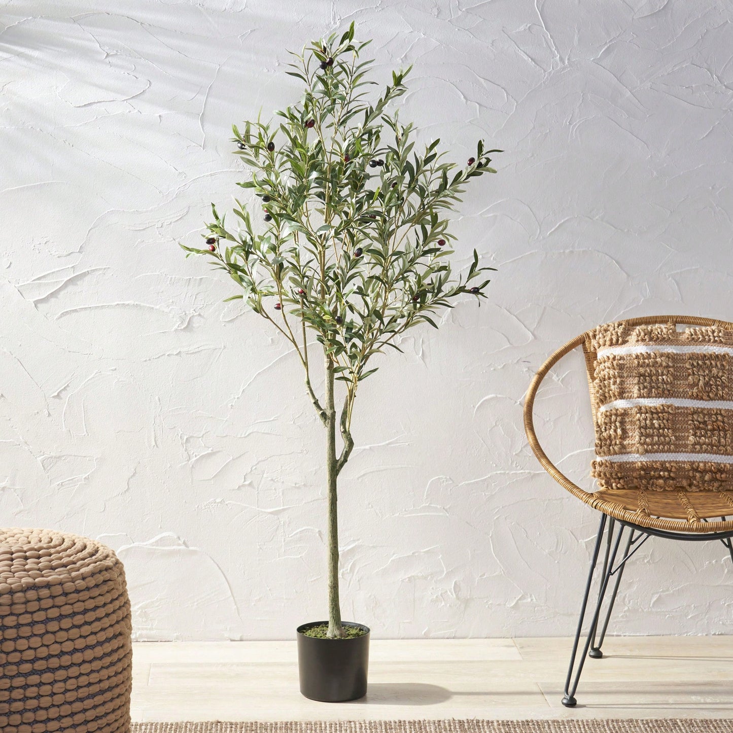 150CM Lifelike Artificial Olive Tree For Home And Office Decor