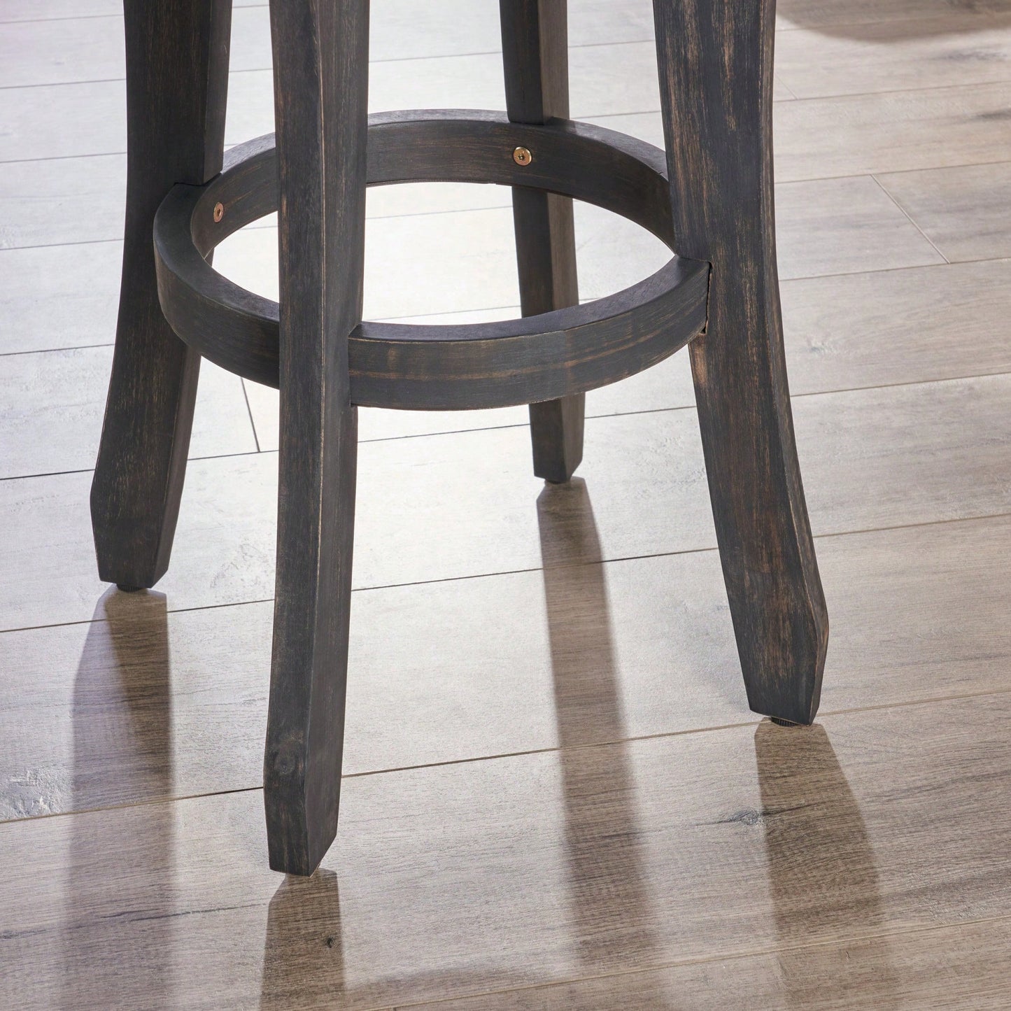 Stylish Adjustable Height Bar Stool With Comfortable Cushioned Seat And Modern Design