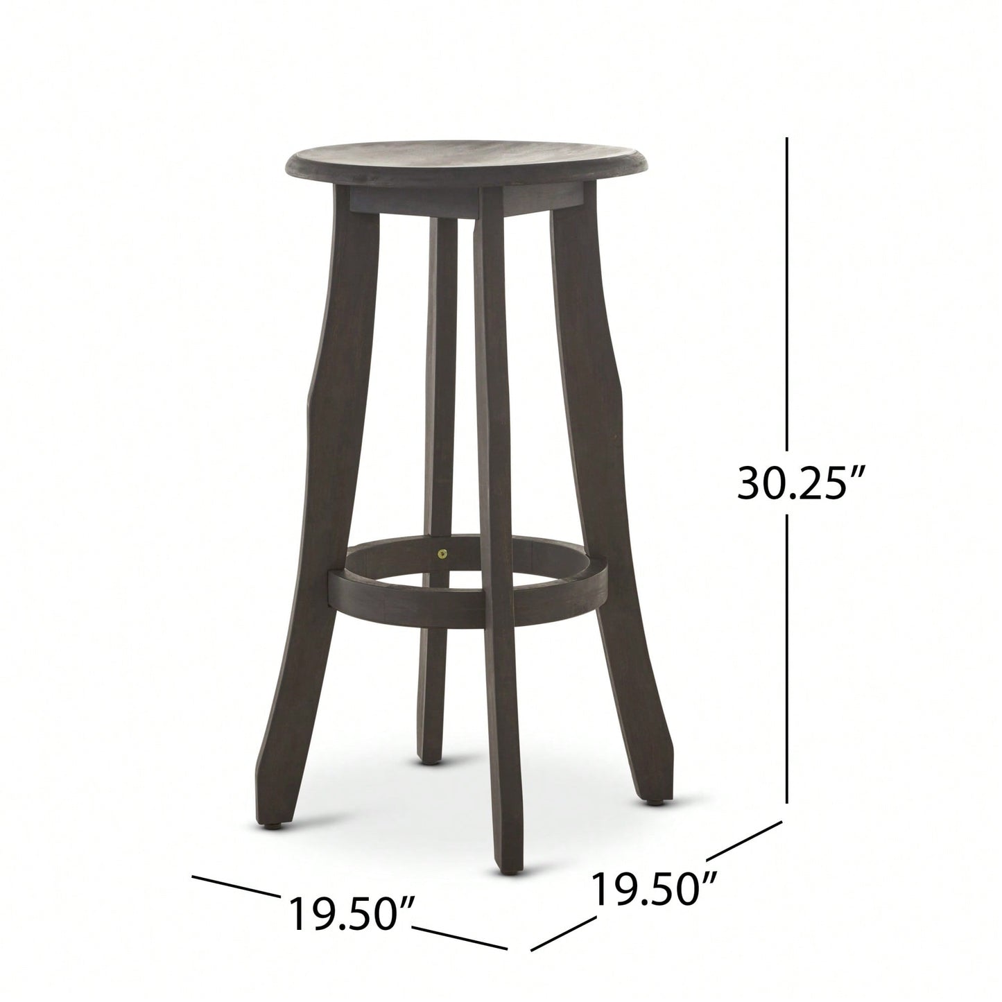 Stylish Adjustable Height Bar Stool With Comfortable Cushioned Seat And Modern Design