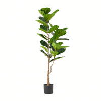 150CM Lifelike Artificial Fiddle Leaf Fig Tree For Home Decor And Office Spaces