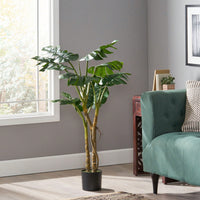 120CM Lifelike Artificial Monstera Plant For Home And Office Decor