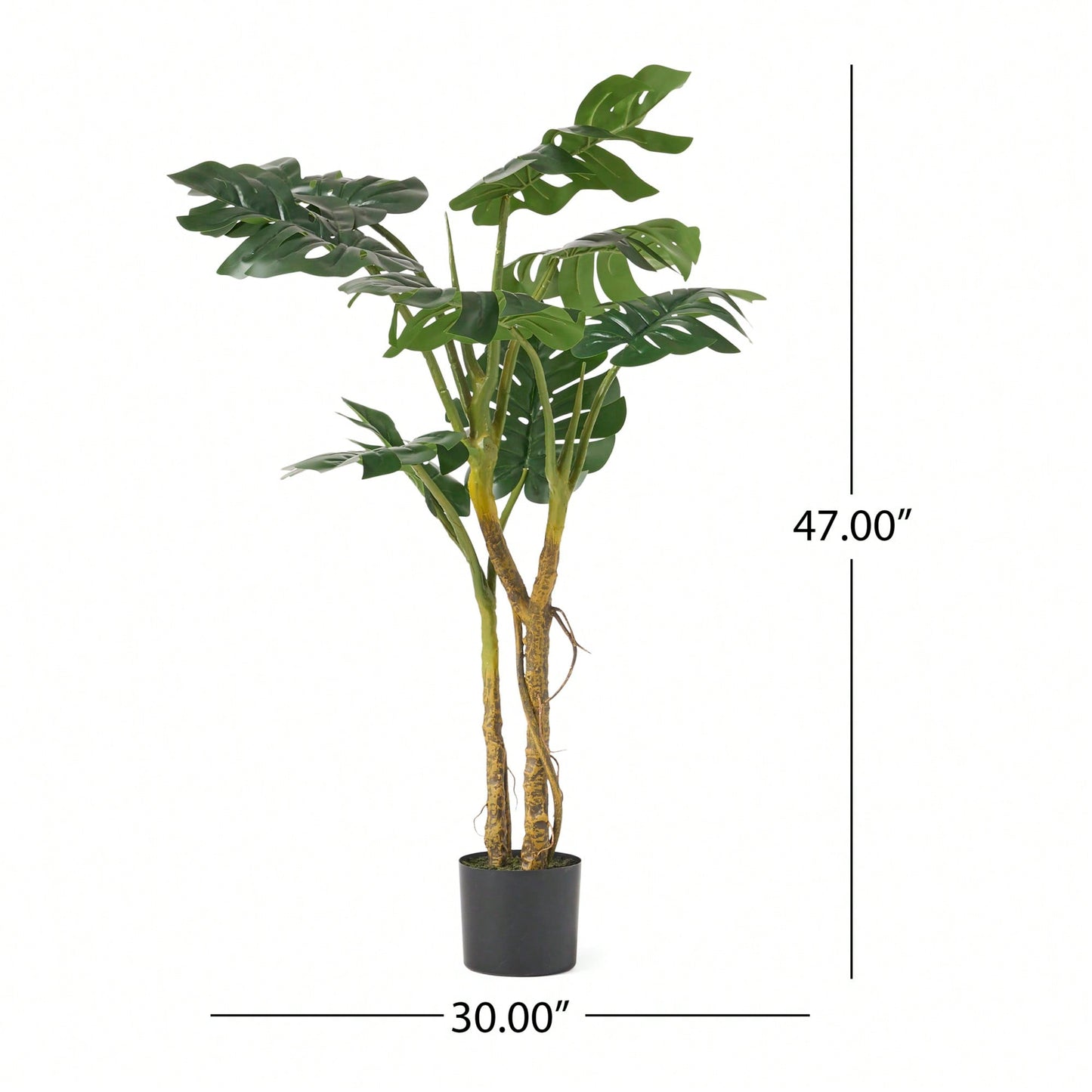 120CM Lifelike Artificial Monstera Plant For Home And Office Decor