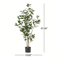 120CM Artificial Laurel Tree For Home Decor And Indoor Landscaping