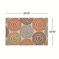 Elegant 3'3" X 5' Area Rug For Living Room And Bedroom Decor