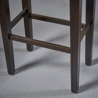 Elegant Upholstered Barstool With Studded Accents For Modern Dining Spaces