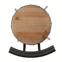 Stylish Metal Chair With Comfortable Wooden Seat For Home And Office Use
