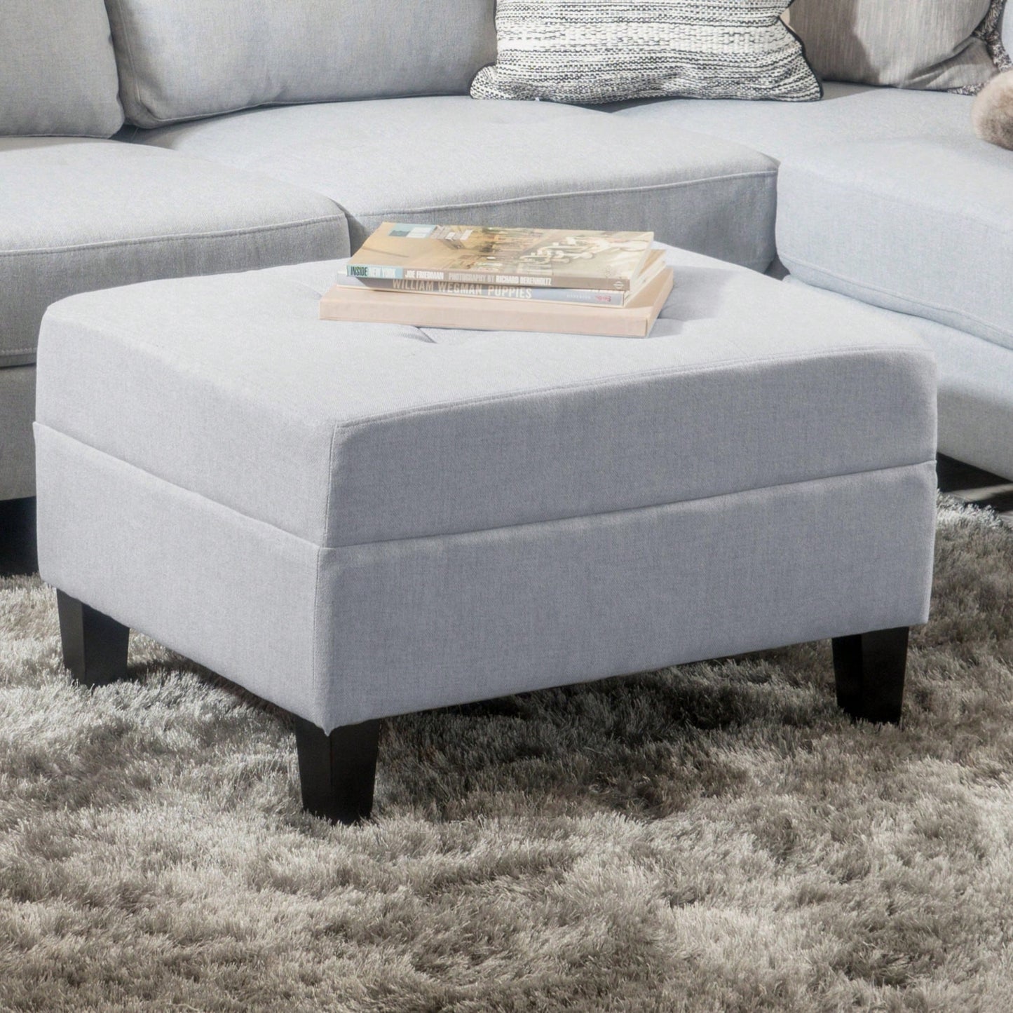 Elegant Ottoman For Living Room And Bedroom Storage And Seating Solutions