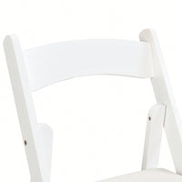 Beige Upholstered Folding Chair Set Of 4 With White Shelf For Space Saving Dining Room Solutions