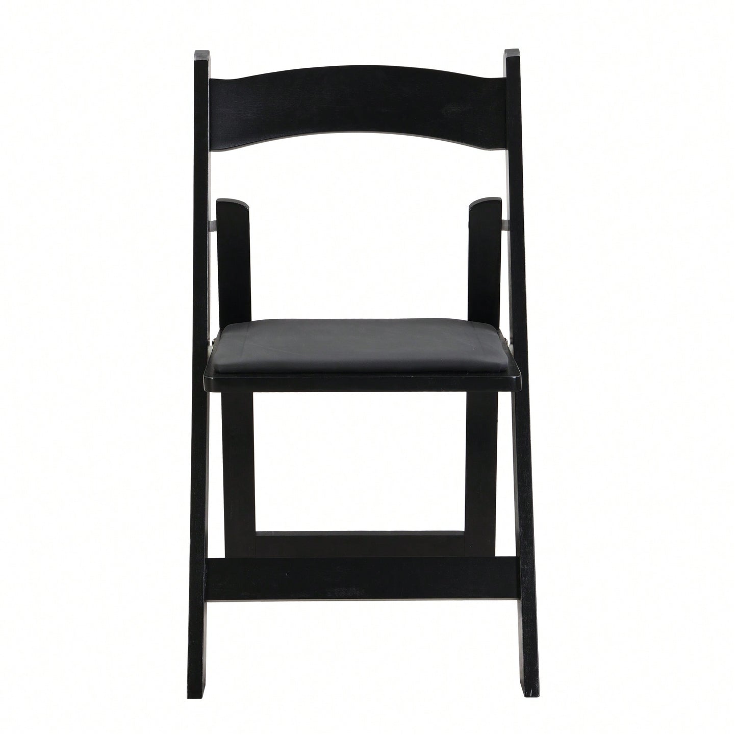 Beige Upholstered Folding Chair Set Of 4 With White Shelf For Space Saving Dining Room Solutions