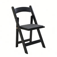 Beige Upholstered Folding Chair Set Of 4 With White Shelf For Space Saving Dining Room Solutions