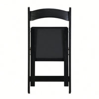 Beige Upholstered Folding Chair Set Of 4 With White Shelf For Space Saving Dining Room Solutions