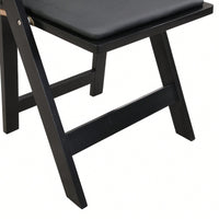 Beige Upholstered Folding Chair Set Of 4 With White Shelf For Space Saving Dining Room Solutions