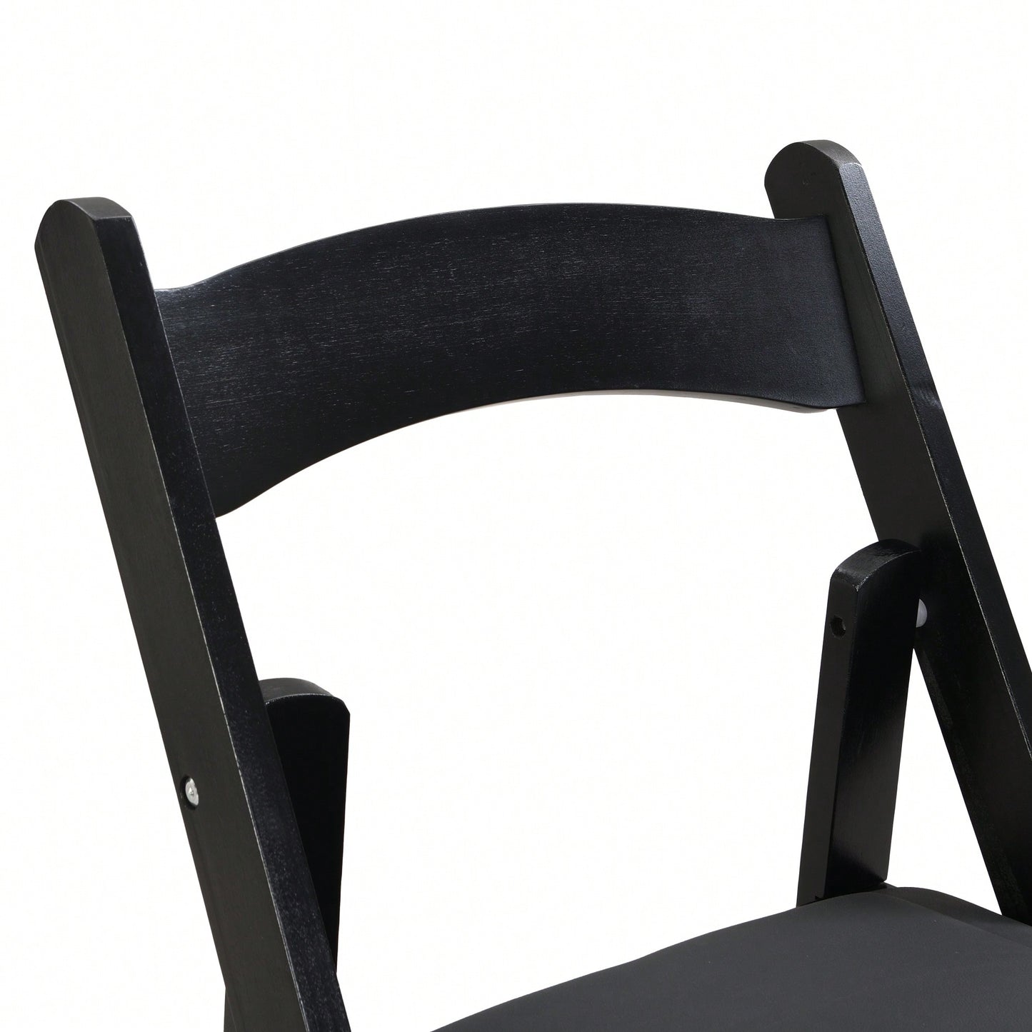Beige Upholstered Folding Chair Set Of 4 With White Shelf For Space Saving Dining Room Solutions