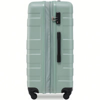 Expandable Hardshell Luggage Set 3pcs Lightweight Durable Suitcases With Spinner Wheels And TSA Lock 20'' 24'' 28'' Green