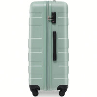 Expandable Hardshell Luggage Set 3pcs Lightweight Durable Suitcases With Spinner Wheels And TSA Lock 20'' 24'' 28'' Green