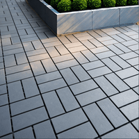 Waterproof Interlocking Deck Tiles 12x12 For All Weather Use Poolside Balcony Backyard Bathroom Easy Installation Grey 44 Pack