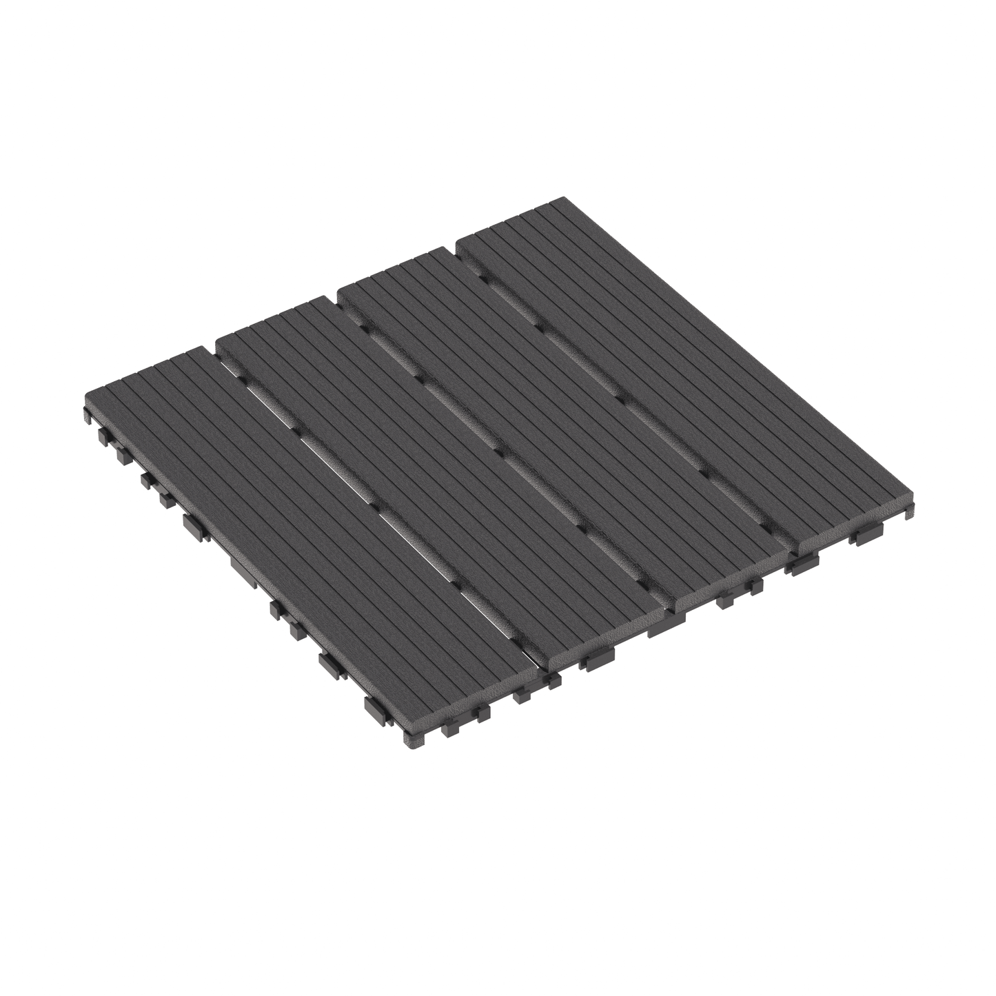 Waterproof Interlocking Patio Deck Tiles 12x12 Inch Outdoor Flooring For Poolside Balcony Backyard Grey 44 Pack