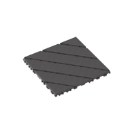 Waterproof Interlocking Patio Deck Tiles 12x12 Inch Outdoor Flooring For Poolside Balcony Backyard Grey 44 Pack