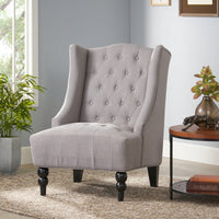 Luxurious High-Back Club Chair For Elegant Living Spaces