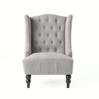 Luxurious High-Back Club Chair For Elegant Living Spaces