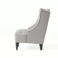 Luxurious High-Back Club Chair For Elegant Living Spaces