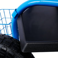 Garden Cart Seat With Wheels And Tool Tray 360 Swivel Design For Easy Mobility And Convenience