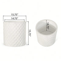 Premium MGO Planter For Indoor And Outdoor Gardening - Durable, Lightweight, And Friendly Design